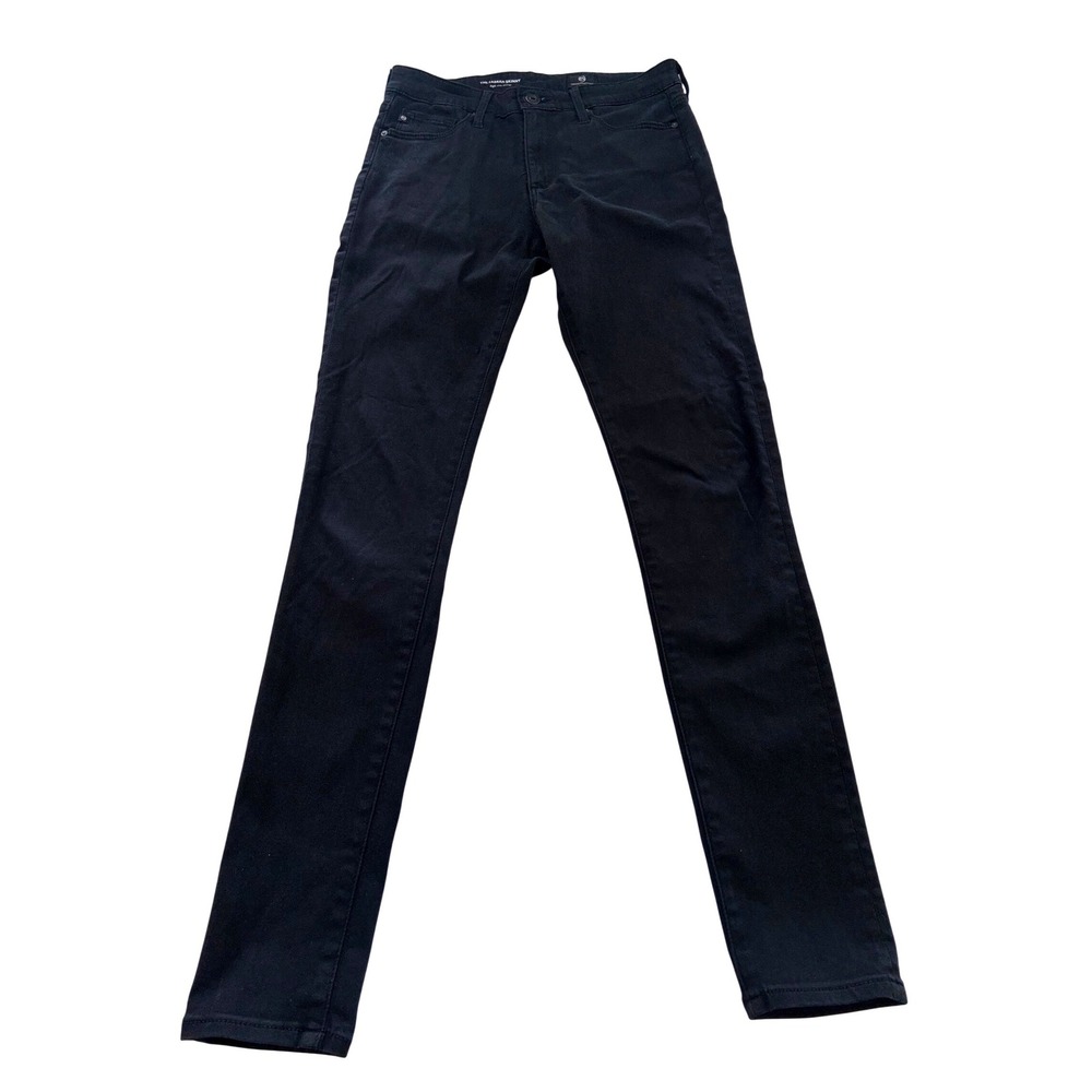 AG Adriano Goldschmied Farrah Jeans Black High Rise Sz 26